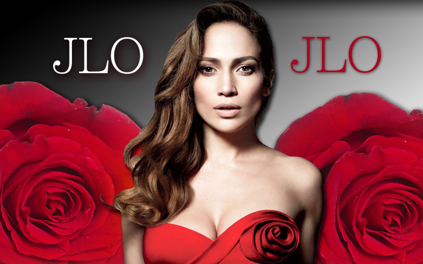 Дженнифер Лопес в розах