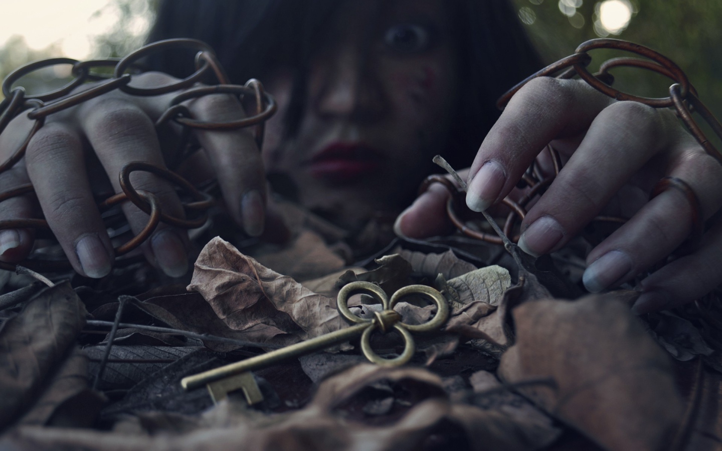 Девушка нашла ключ