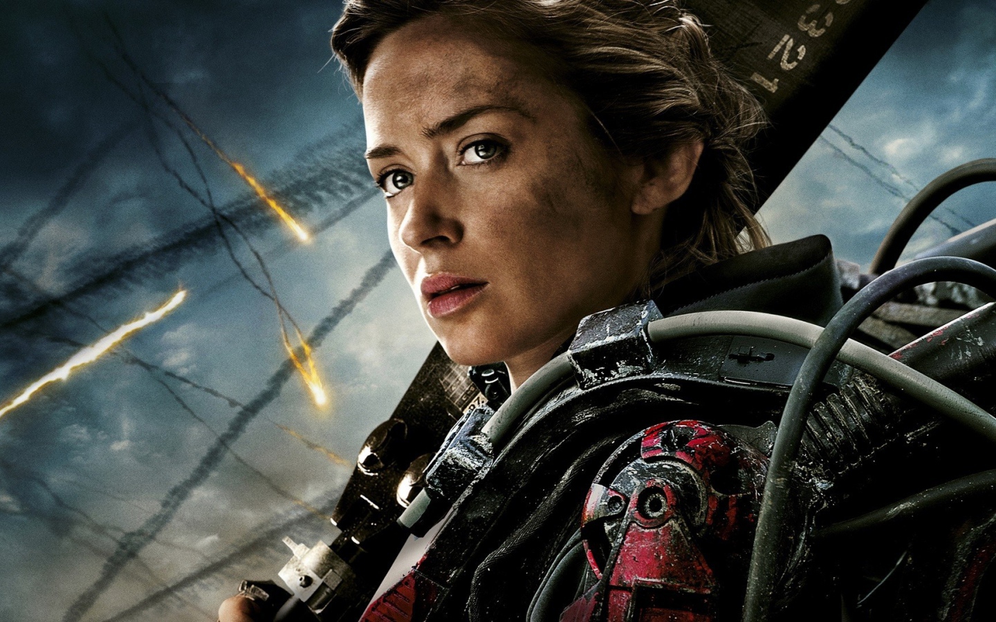 Девушка солдат из фильма Грань будущего