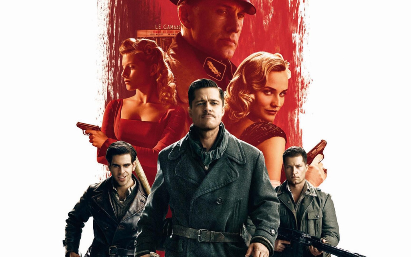 Герои фильма Бесславные ублюдки