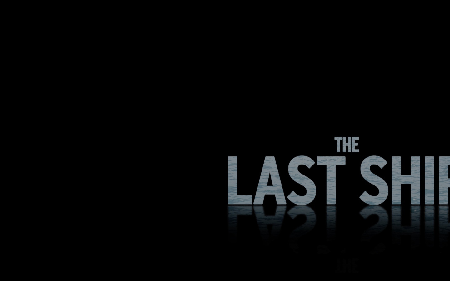 Последний корабль, черный фон