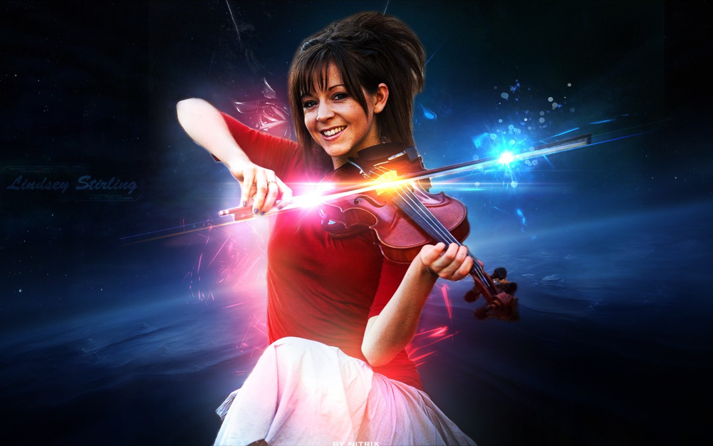 Улыбчивая скрипачка Линдси Стирлинг