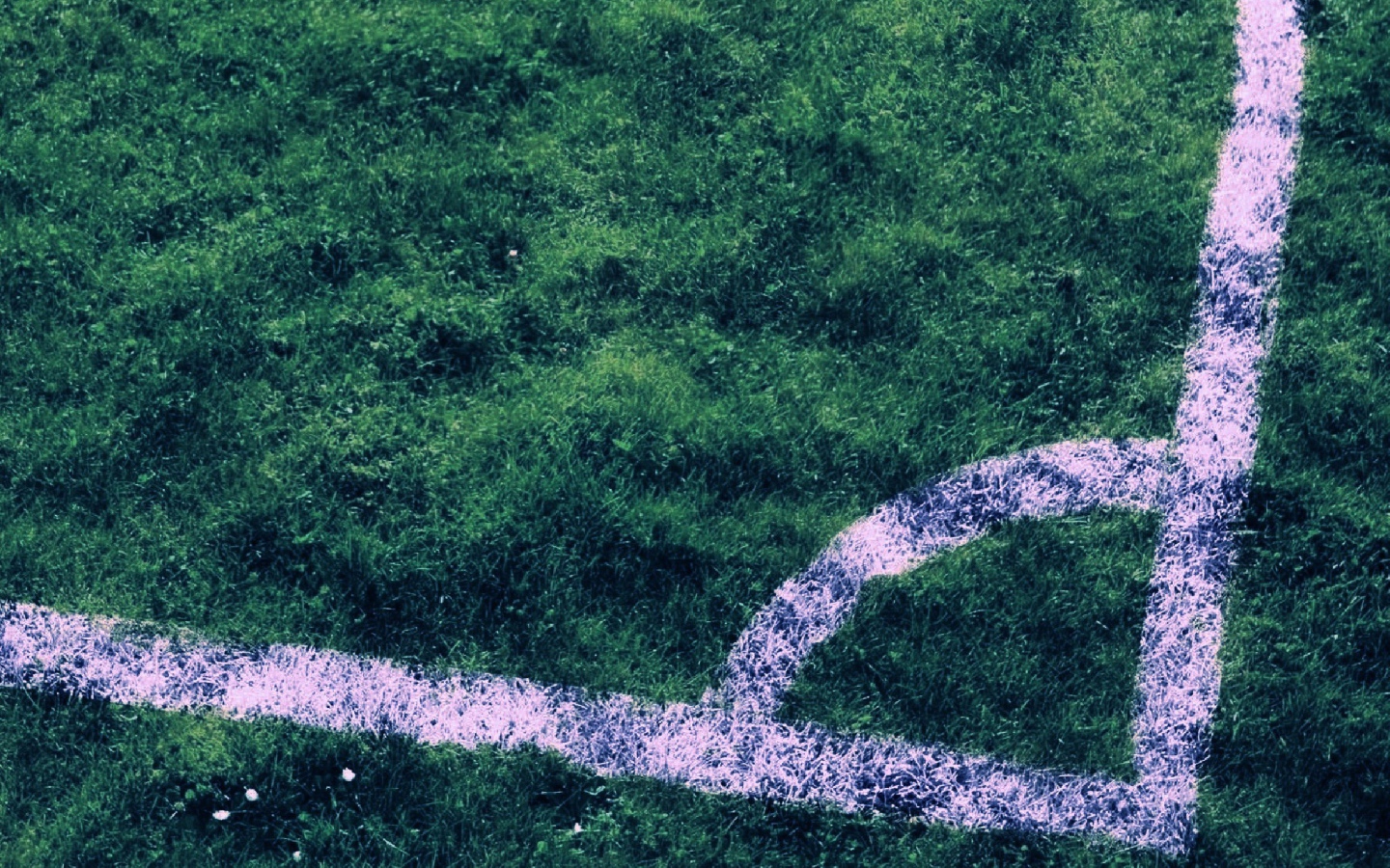 Угловая разметка на футбольном поле