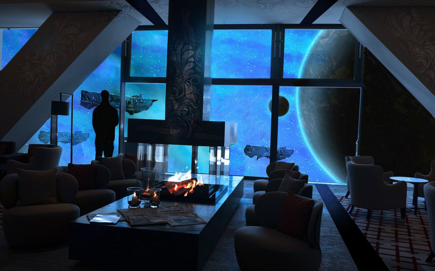 Апартаменты на космической станции