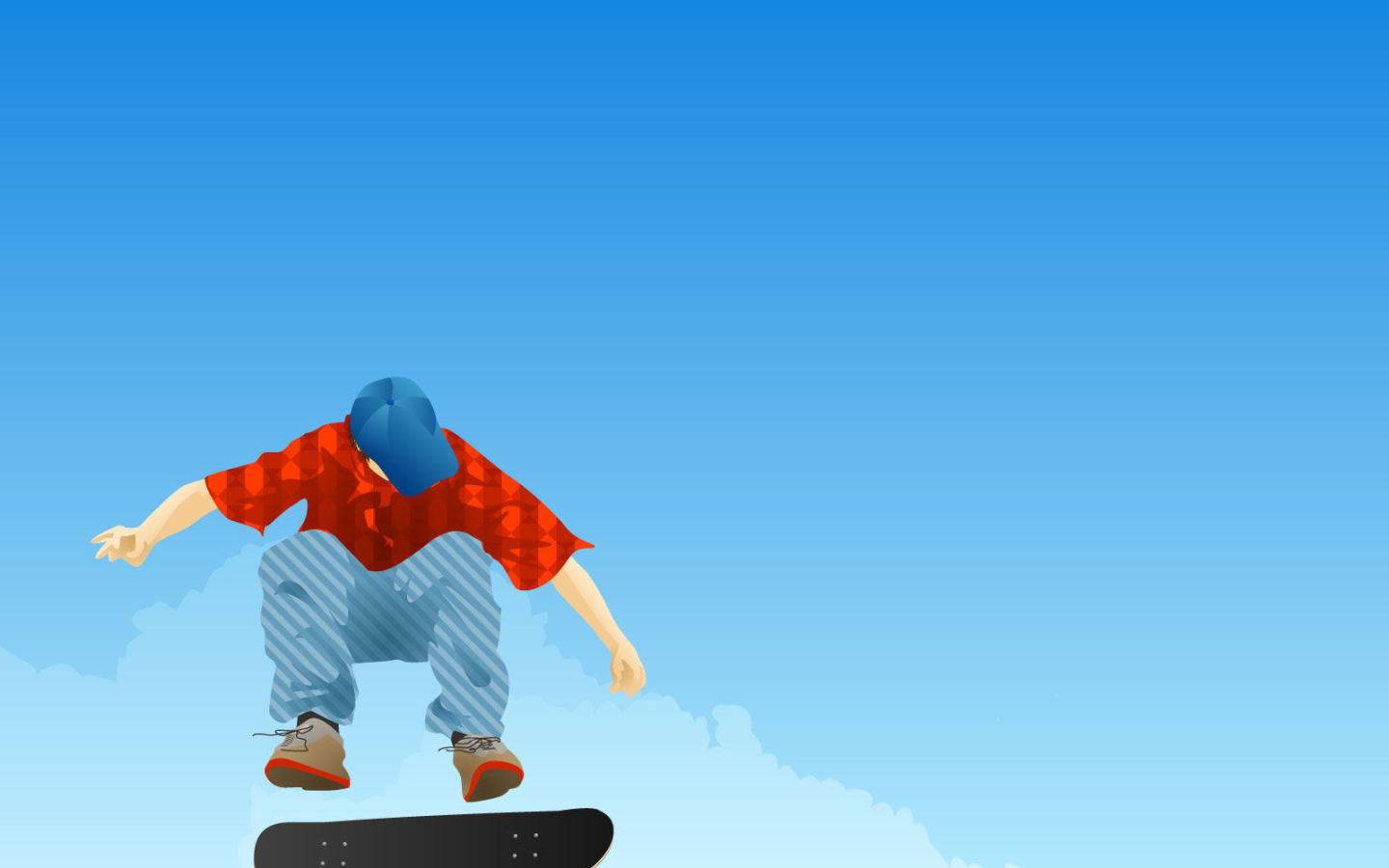 Прыжок на скейтборде