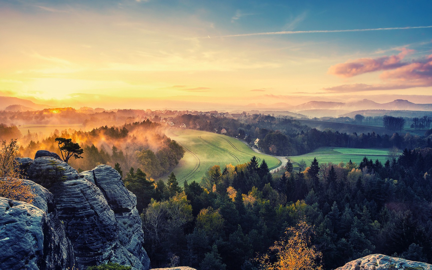 Национальный парк Саксонская Швейцария в Германии