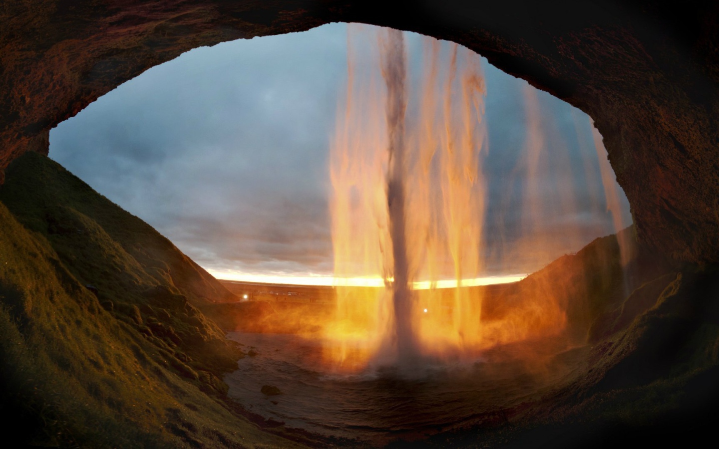 Водопад Селйяландсфосс. Исландия.