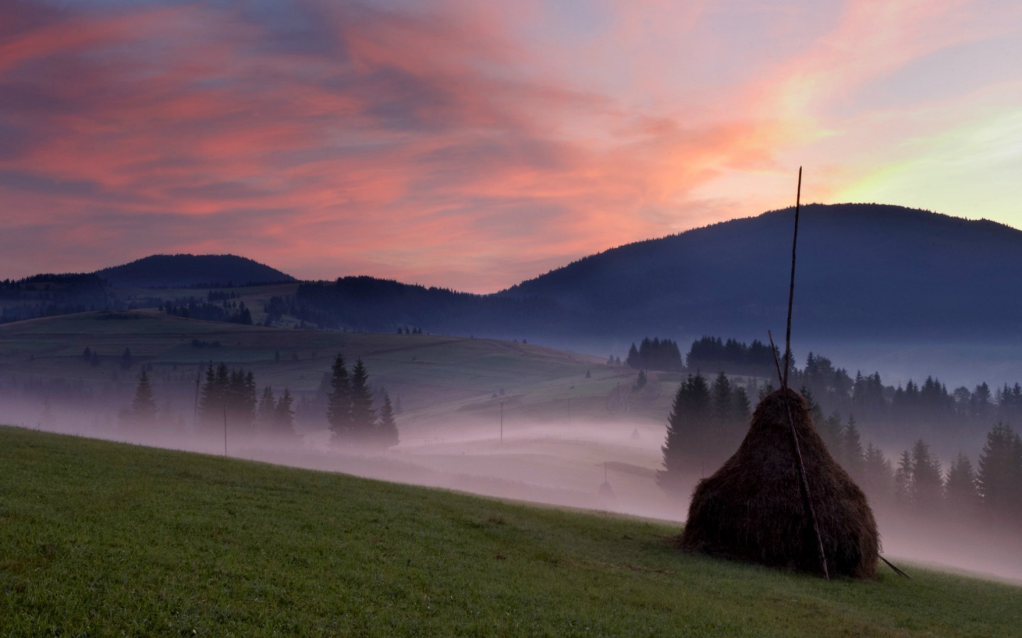 Горы Карпаты в Украине