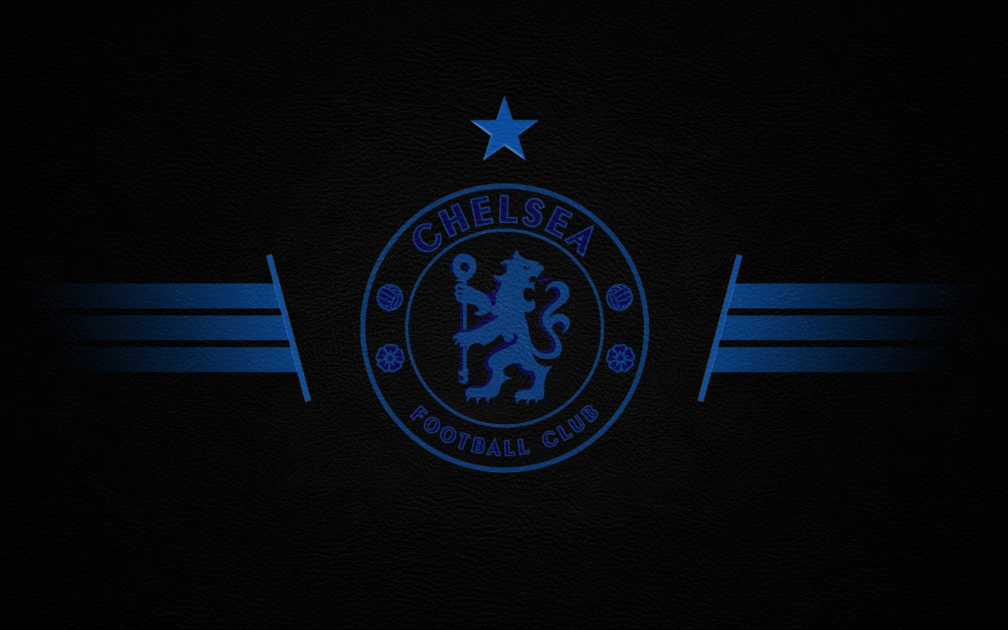 Футбольный клуб Челси, логотип  голубой на сером