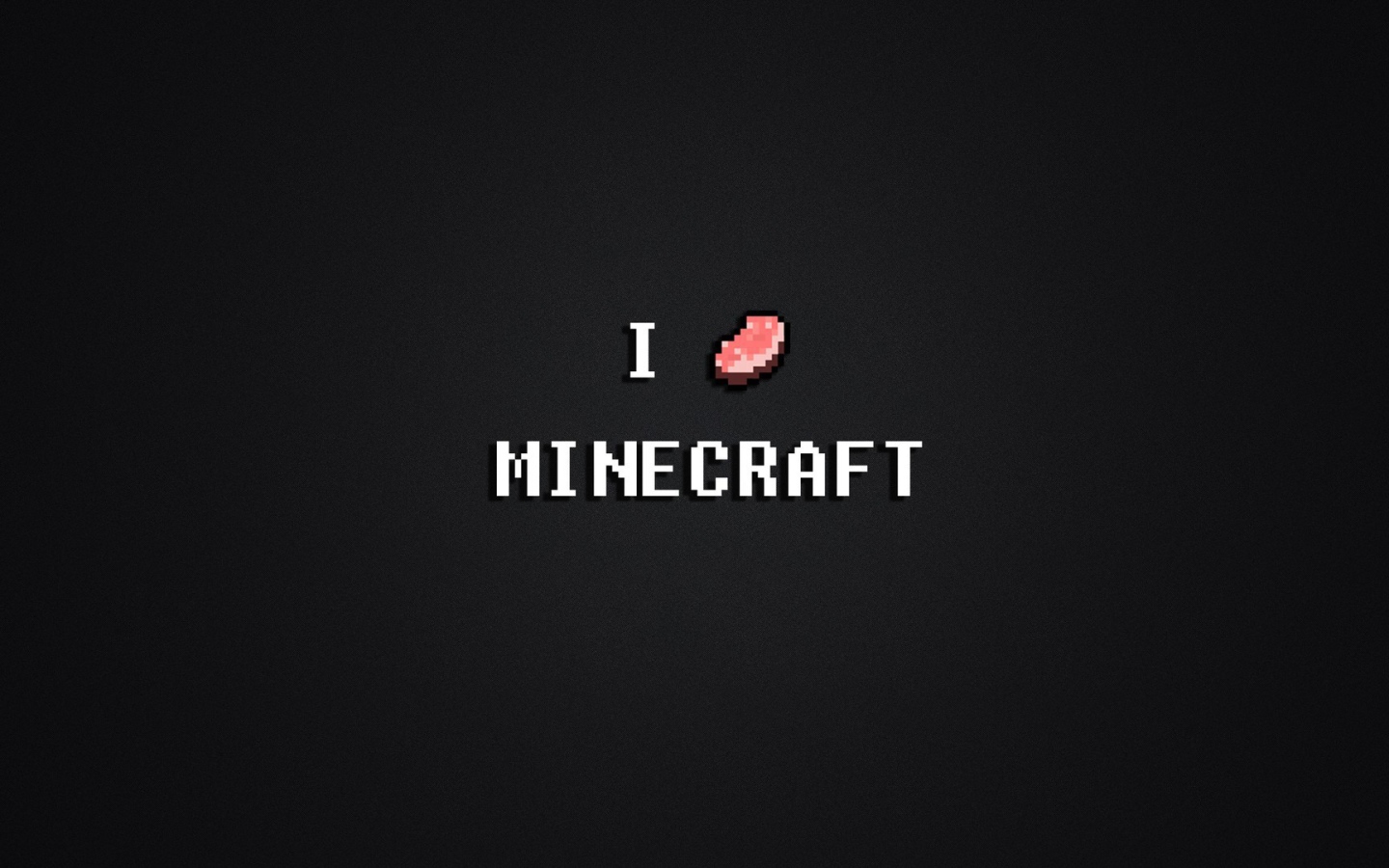 Я люблю игру Minecraft