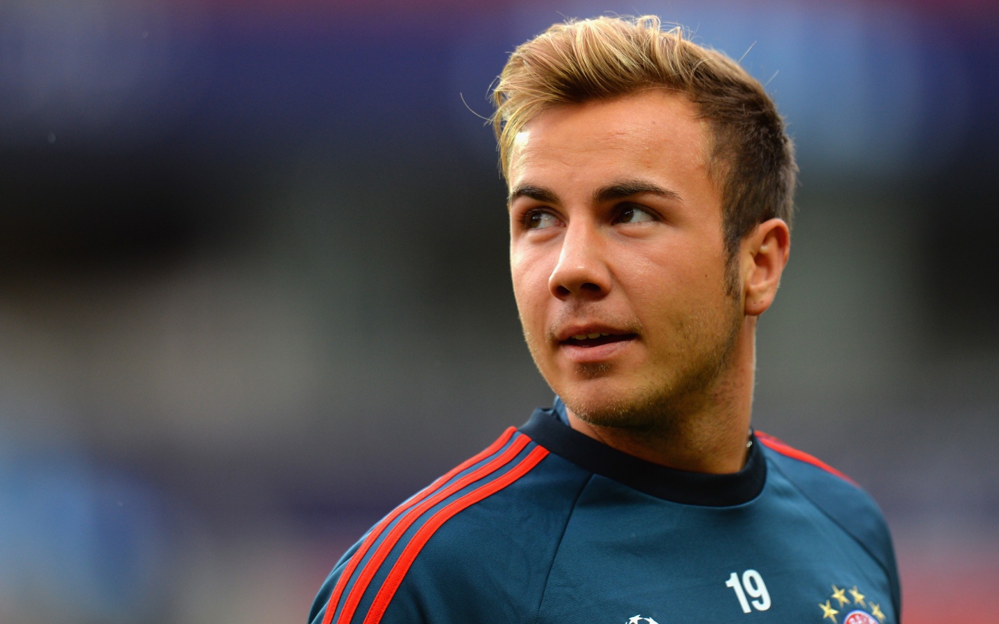 Марио Готце из футбольного клуба Бавария Мюнхен