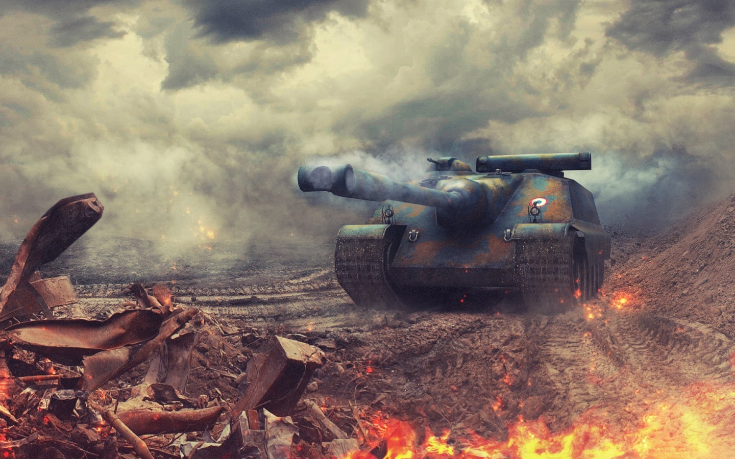 Танк AMX-50 Foch в игре World Of Tanks