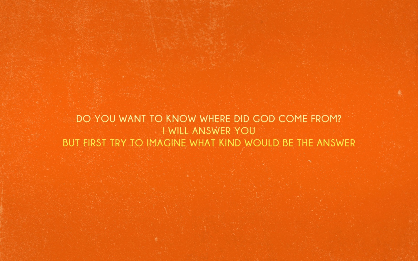 Хочешь знать, откуда появился бог?
