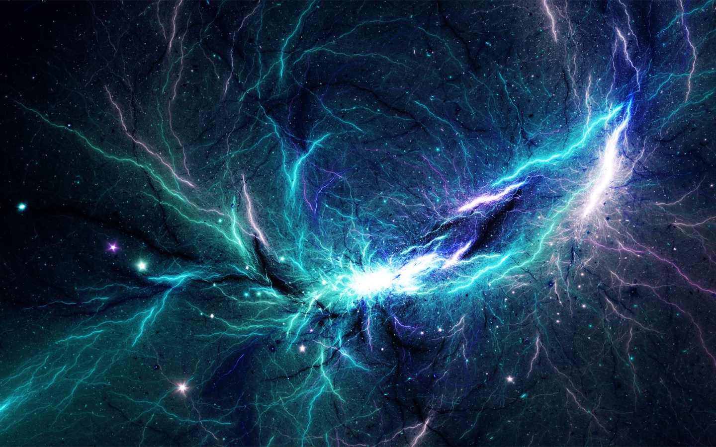 Абстрактная космическая туманность  