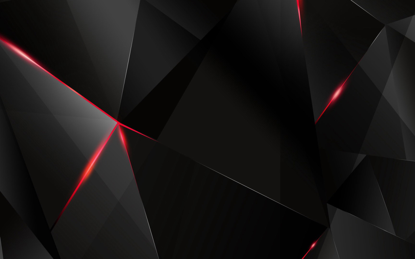 Черные треугольники 3D графика 