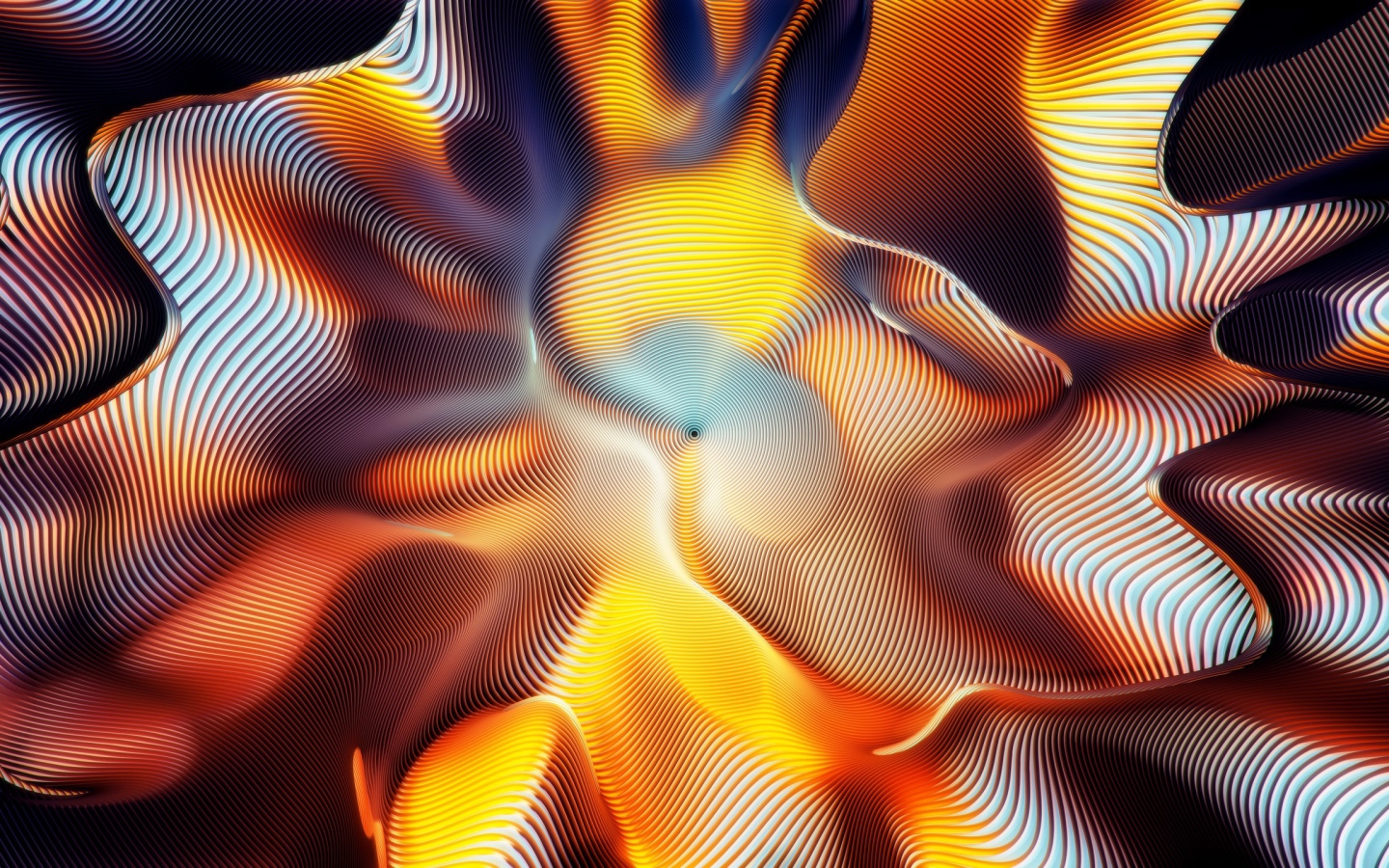 Разноцветная абстрактная червоточина 