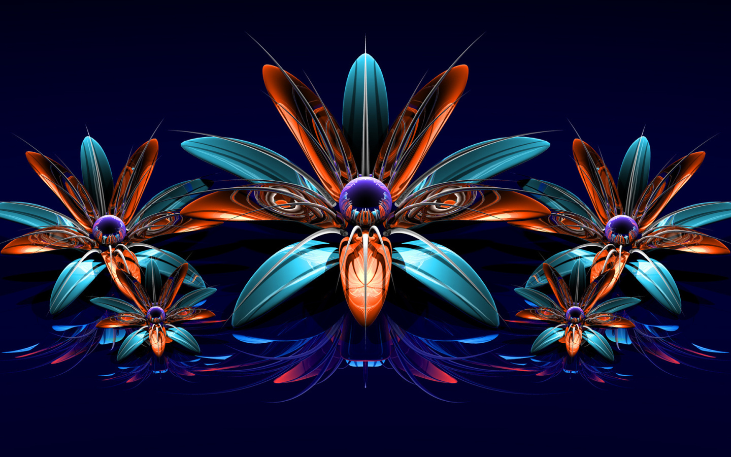 Фрактальные цветы