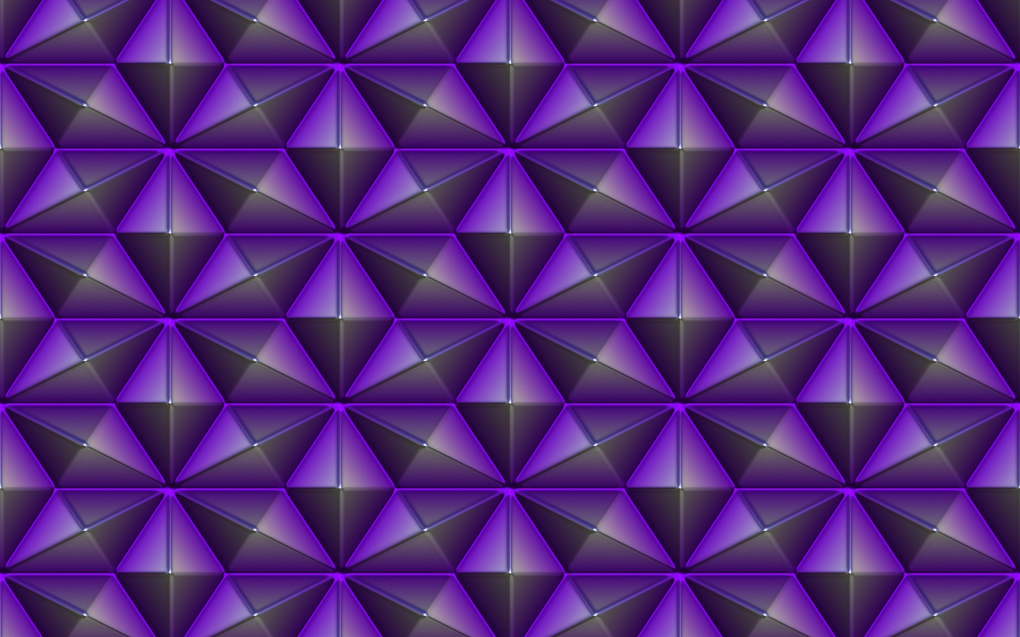 Пурпурные треугольники 3д графика