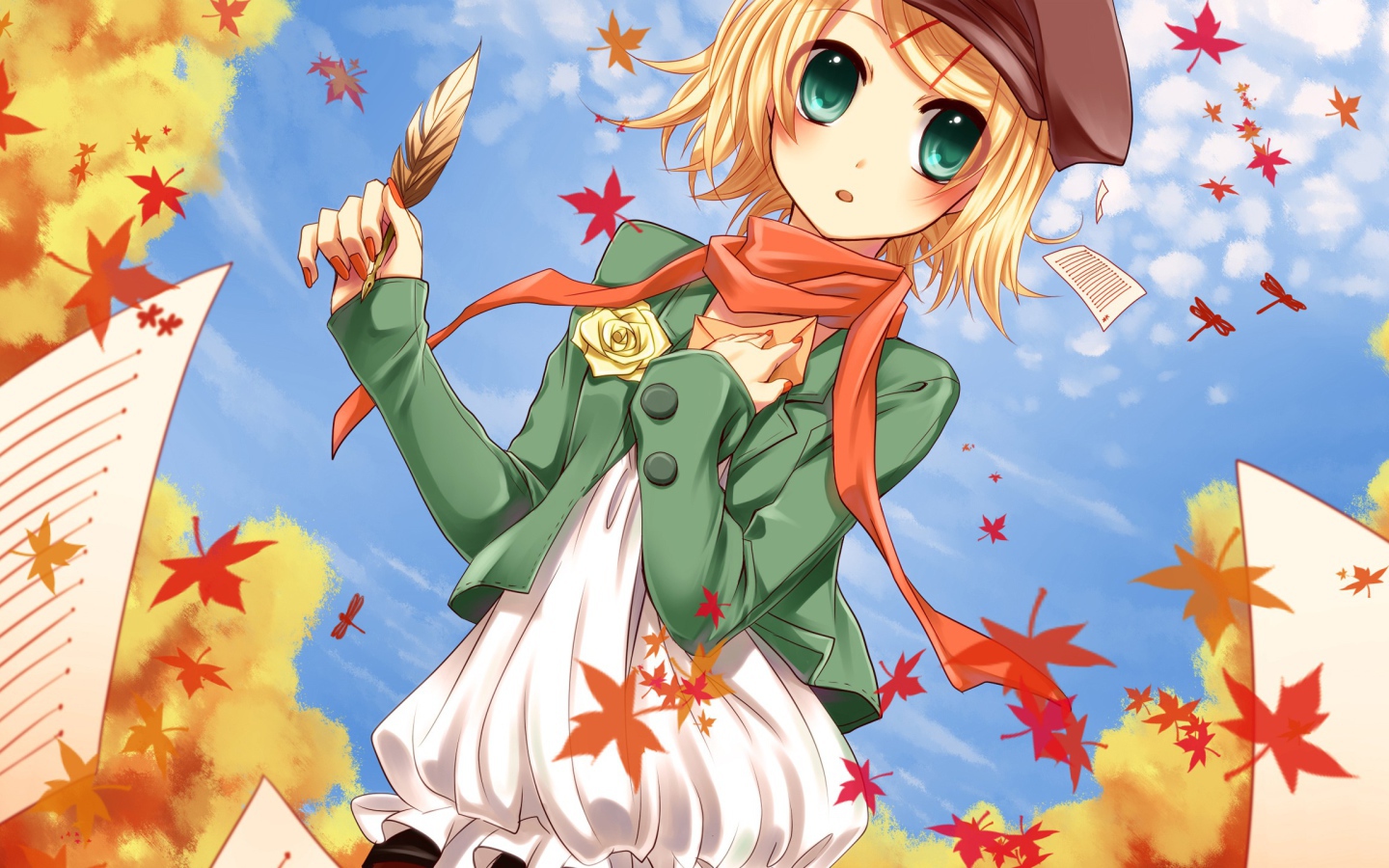 Кагамине Рин персонаж аниме Вокалоид 