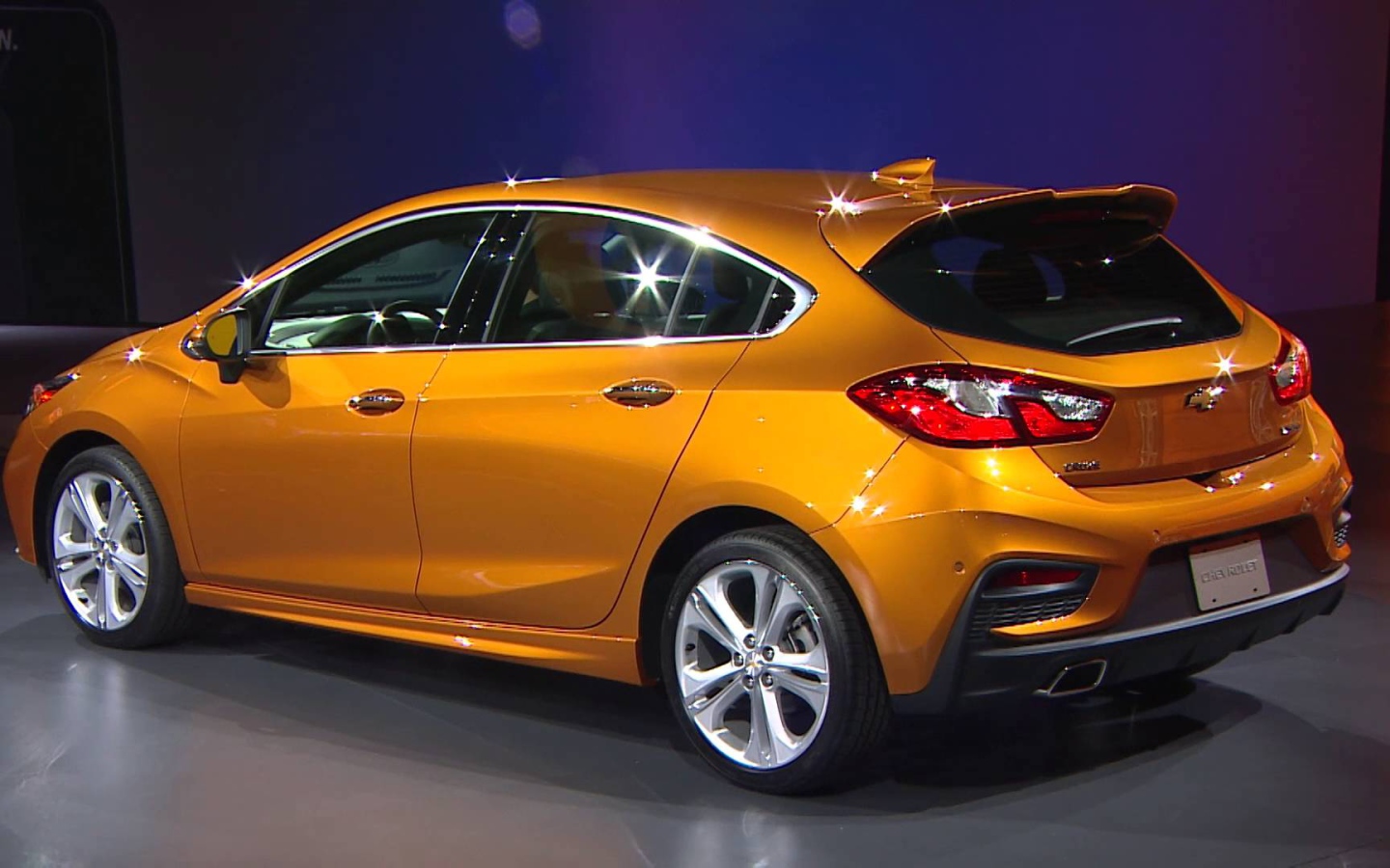 Chevrolet Cruze Hatch 2017 года вид сзади 
