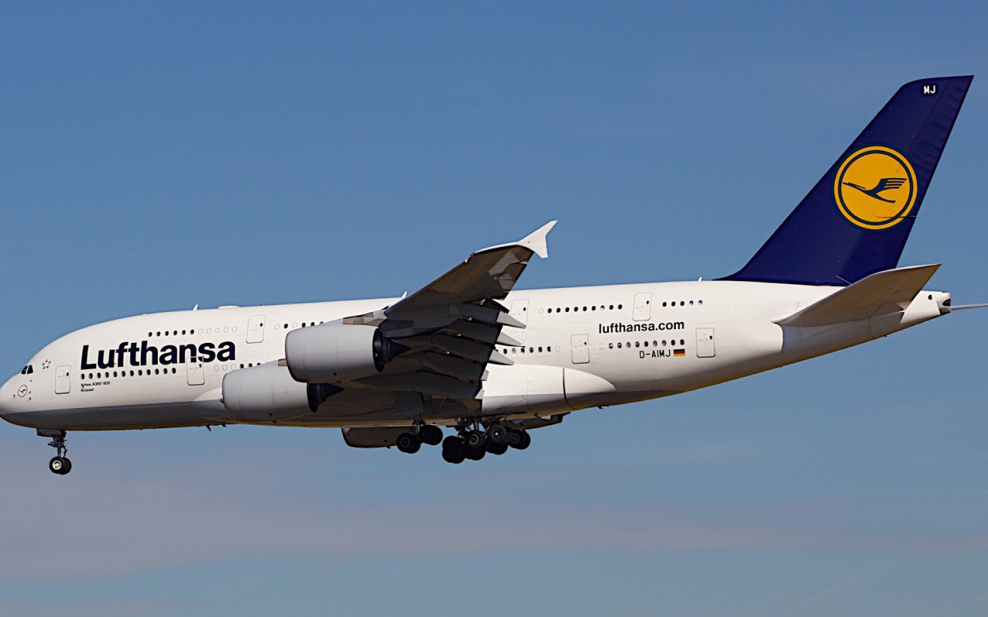 Airbus A380-800 авиакомпании Lufthansa