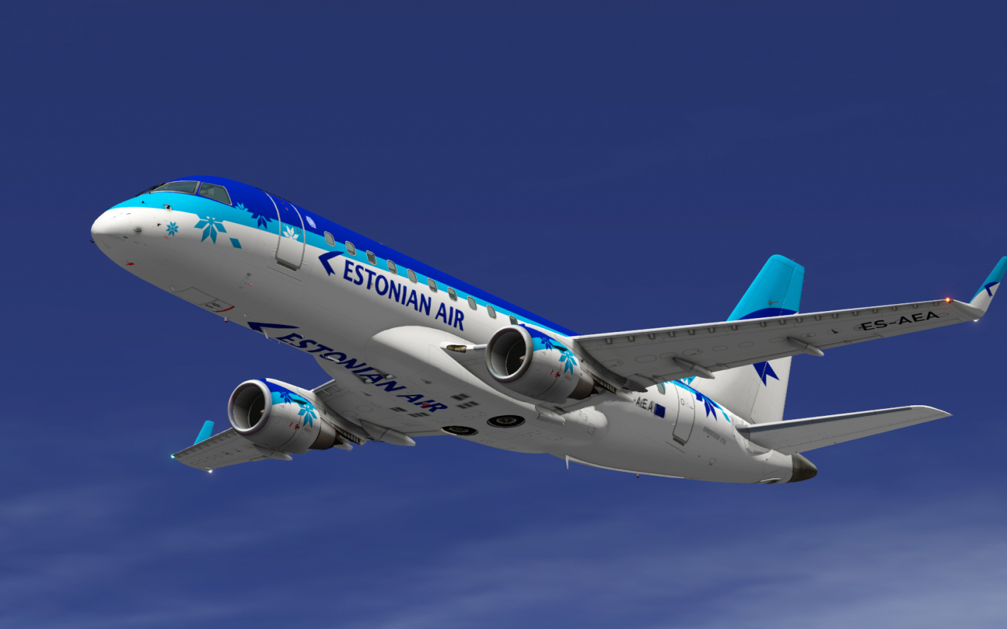 Embraer 170 Flight Estonian airline Estonian Air