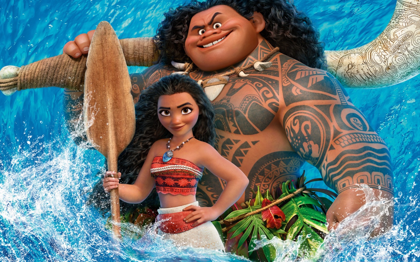 Персонажи мультфильма Моана 