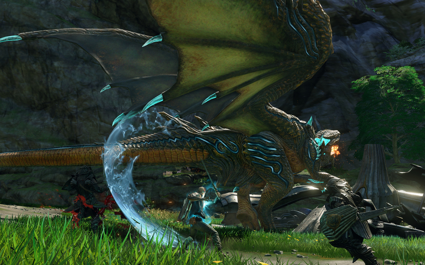 Битва дракона и людей игра Scalebound 2017 