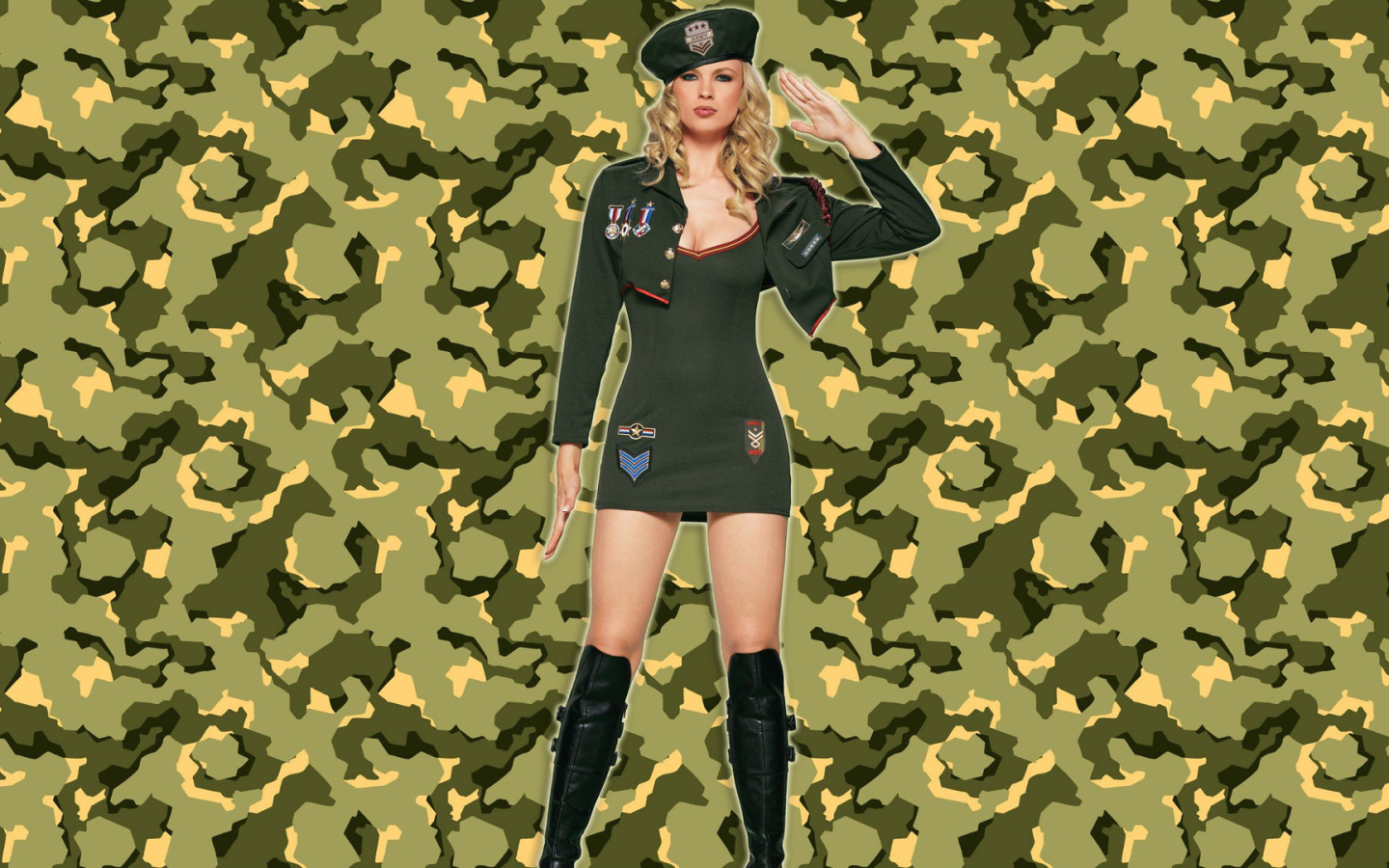 Настоящая защитница отечества 