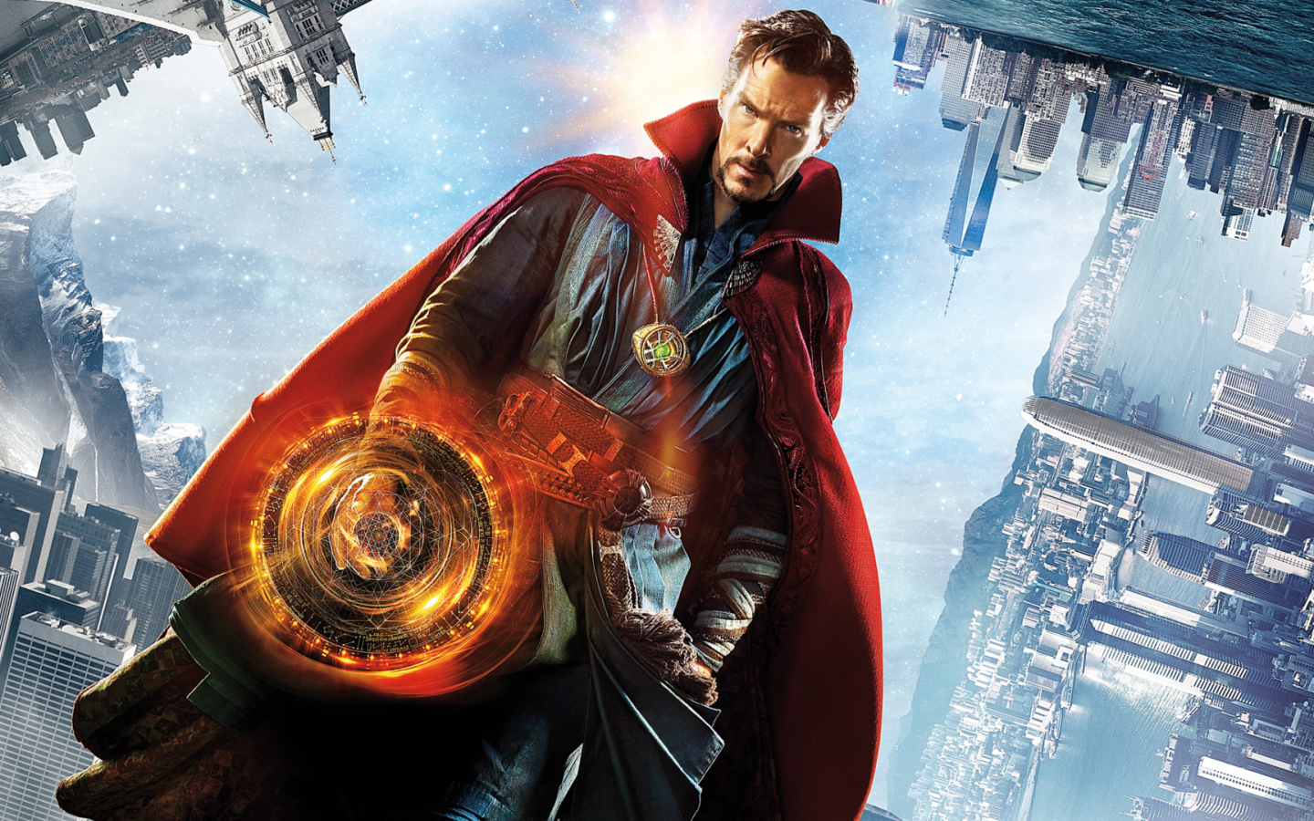 Актер Бенедикт Камбербэтч в фильме Доктор Стрэндж 