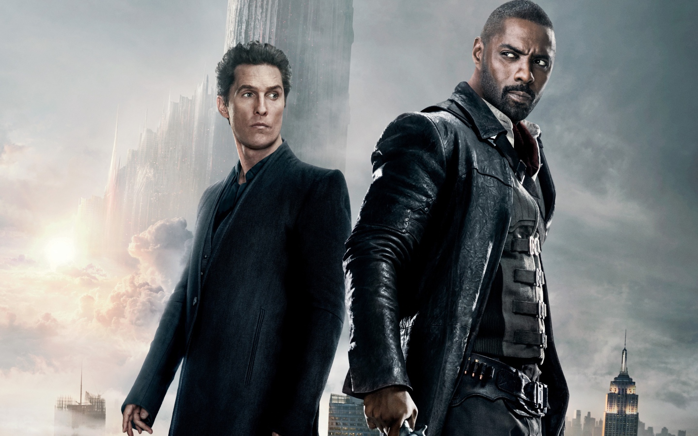 Актеры Идрис Эльба и Мэттью МакКонахи главные герои фильма Темная башня, 2017