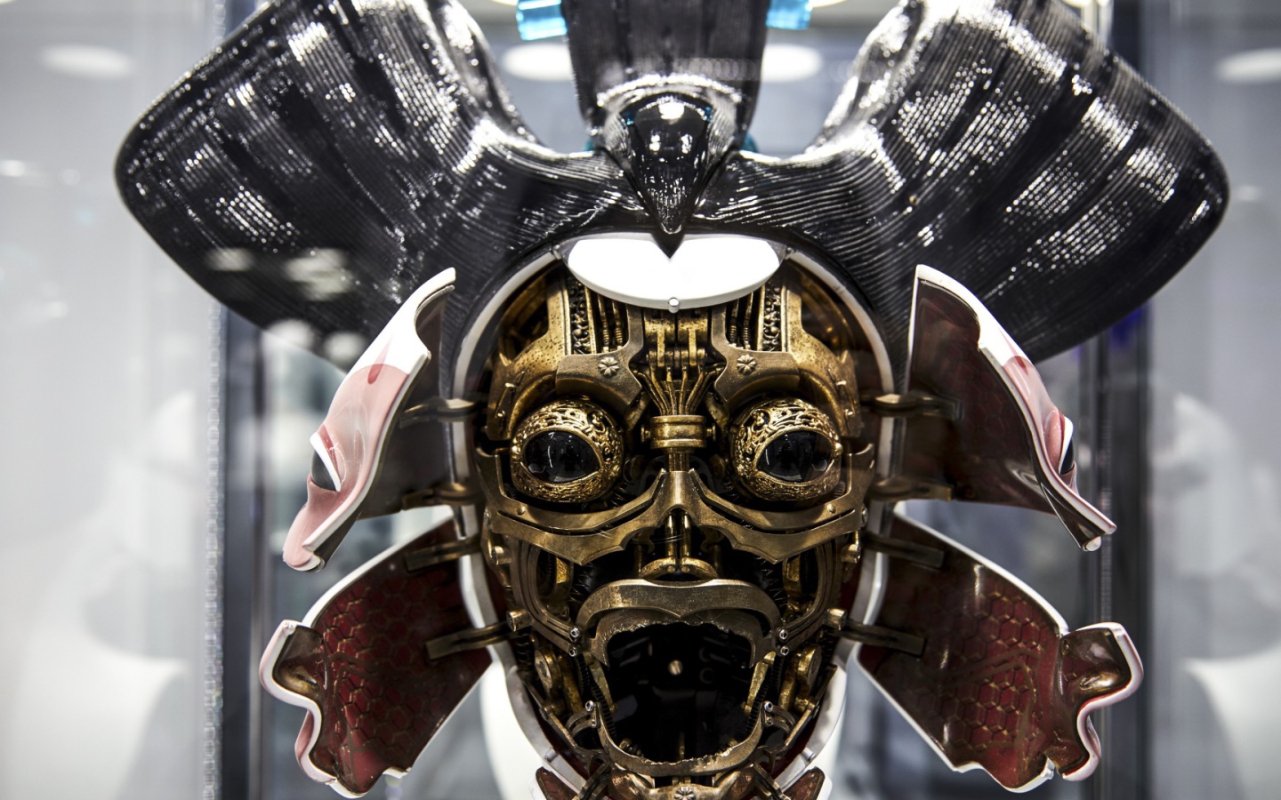 Железная маска Гейша фильм Призрак в доспехах 2017 