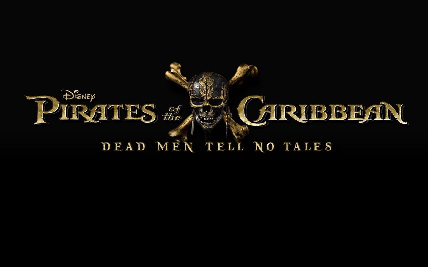 Логотип фильма Пираты Карибского моря. Мертвецы не рассказывают сказки 2017 