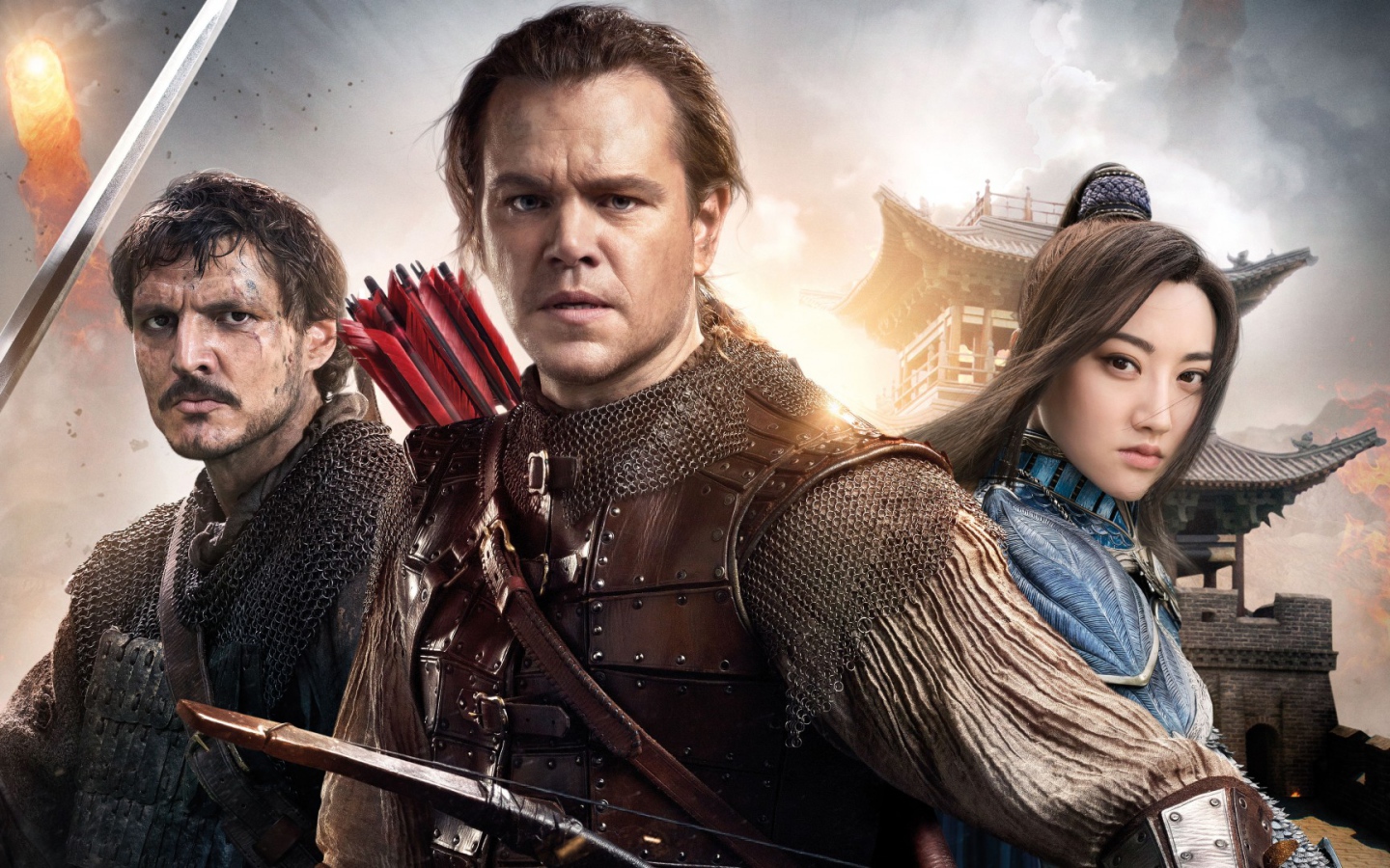 Главные герои фильма Великая стена 