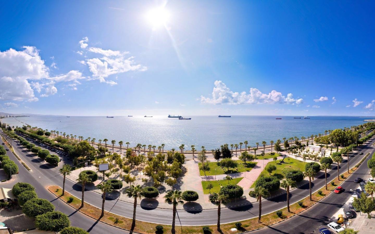 Панорама острова Кипр  