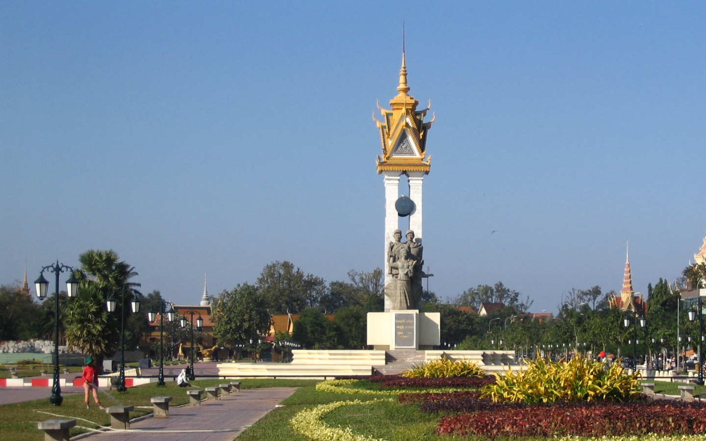 Monument and Cambodia Vietnam Friendship Phnom Penh