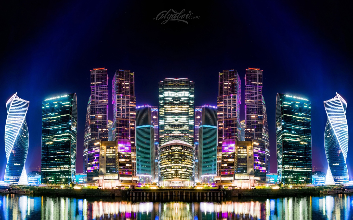 Ночная Москва, Россия 