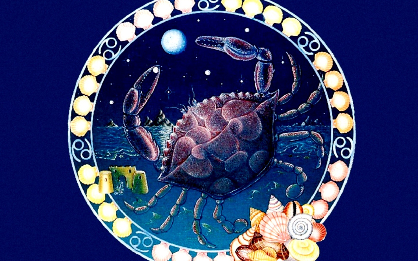 Знак зодиака Рак  рисунок