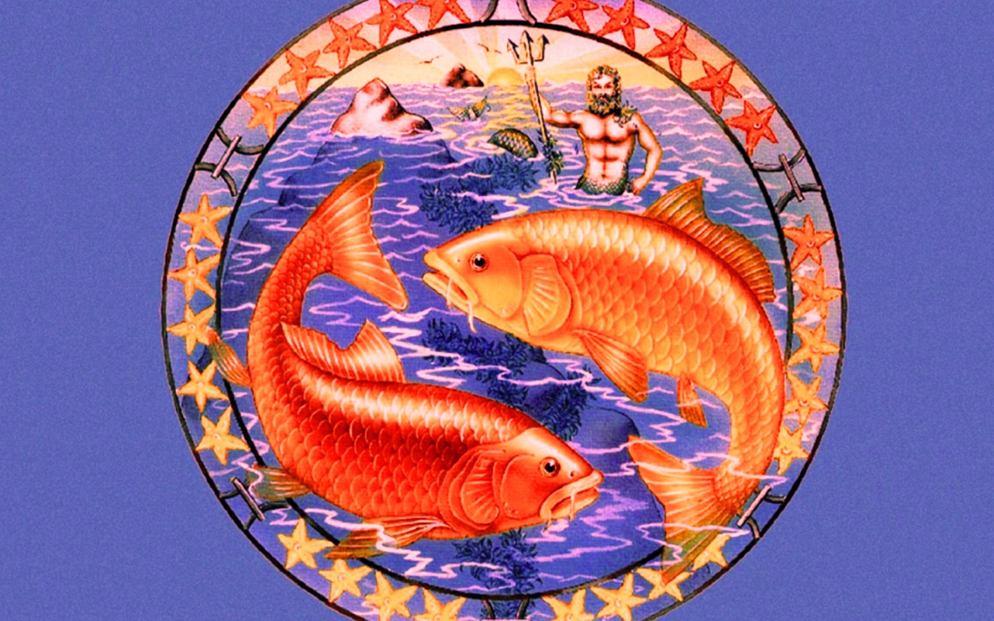 Знак зодиака Рыбы рисунок 