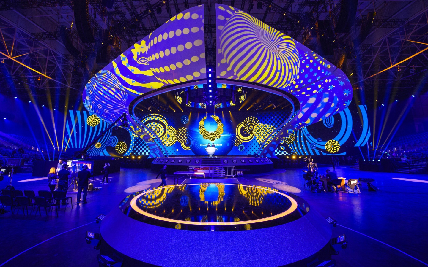 Сцена музыкального конкурса Евровидение, Киев 2017 
