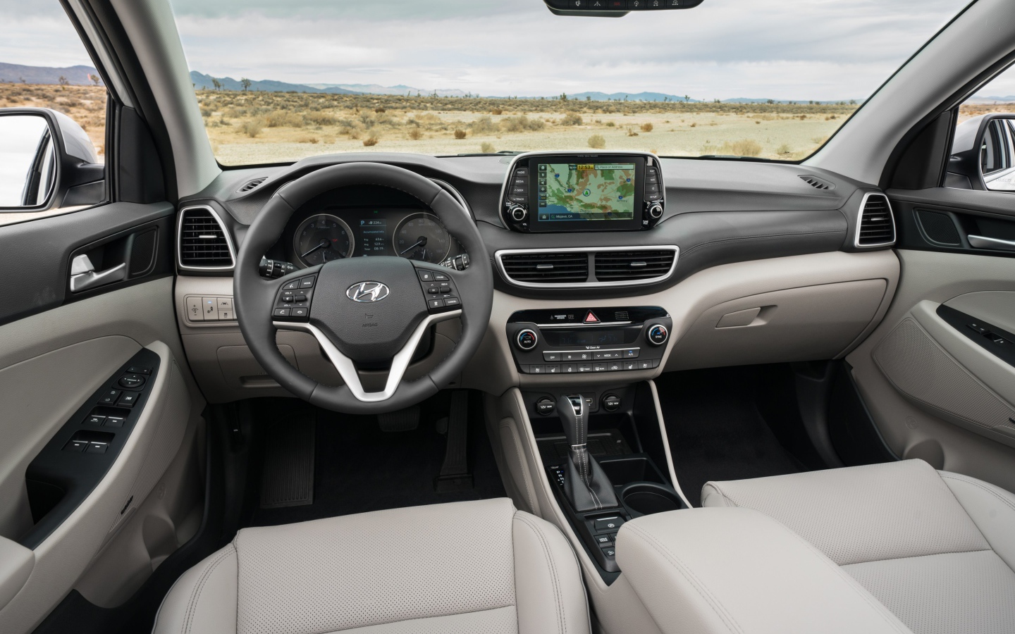 Кожаный салон автомобиля Hyundai Tucson 10, 2019