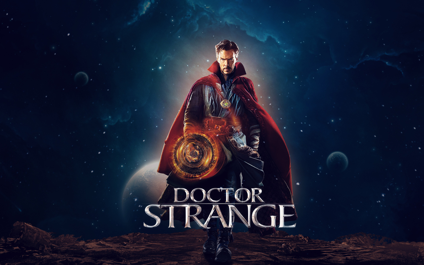 Актер Бенедикт Камбербэтч  в фильме  Доктор Стрэндж