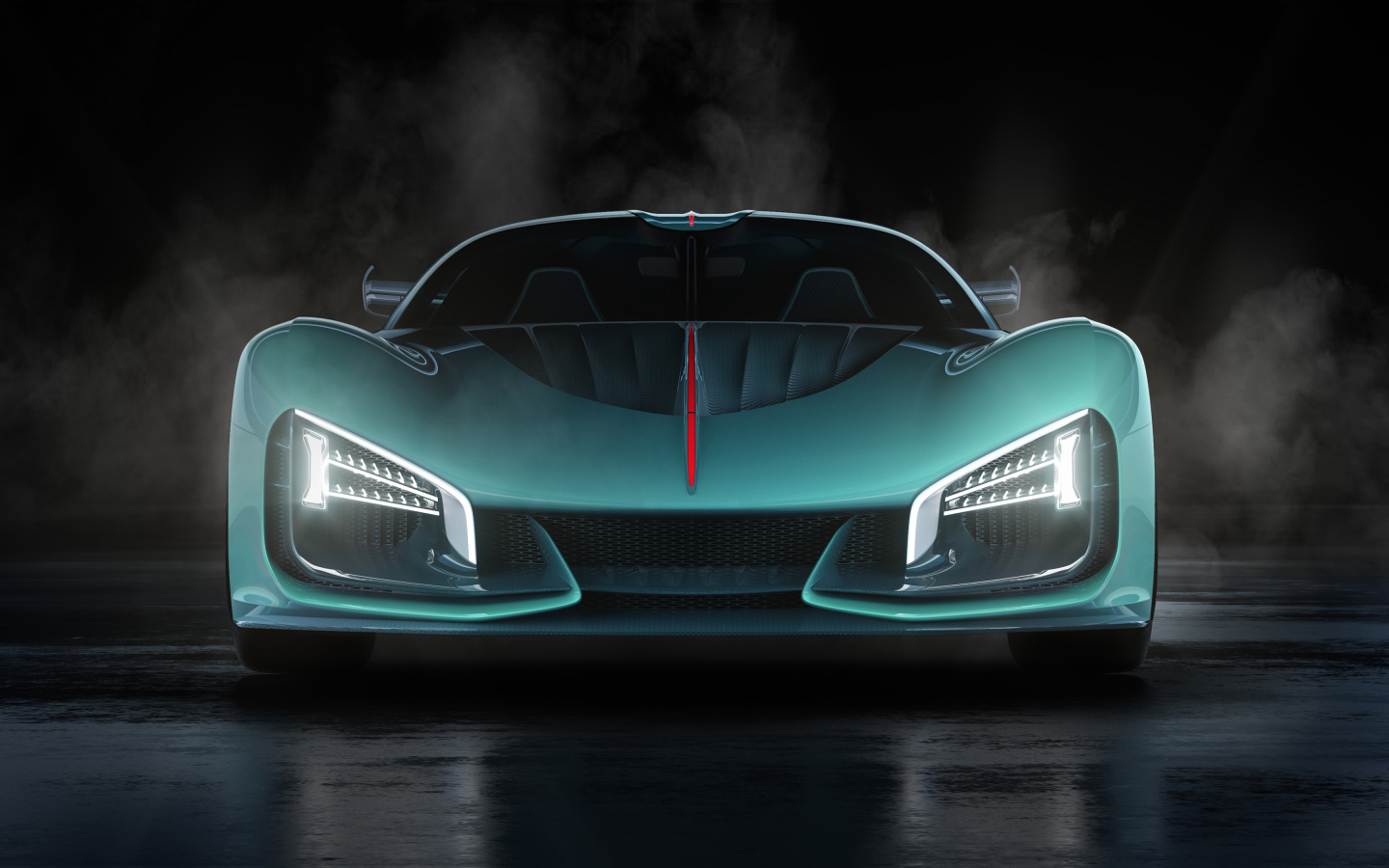 Быстрый автомобиль Hongqi S9 2020 года вид спереди