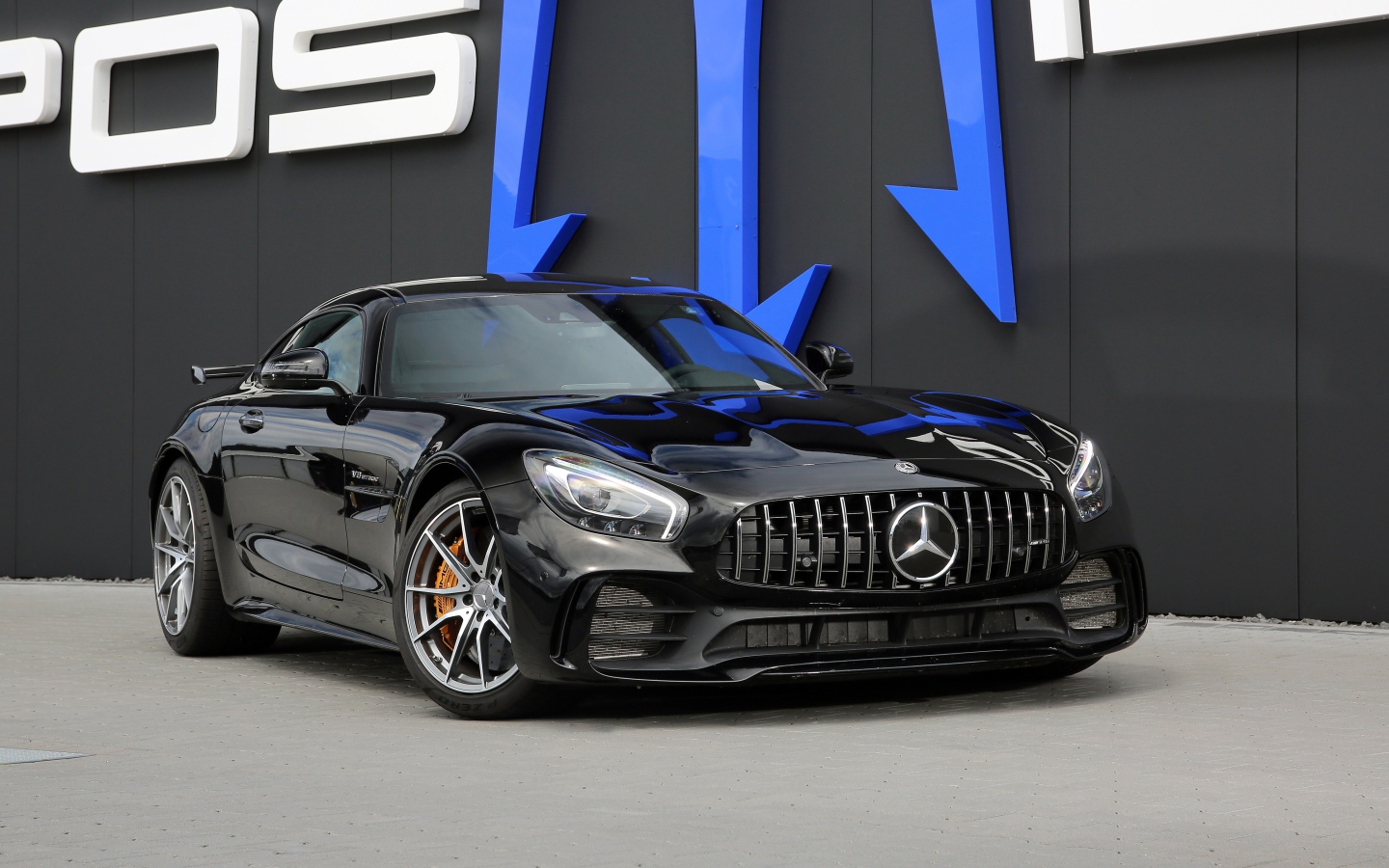 Черный мерседес Posaidon GT R RS830+ 2019 года 