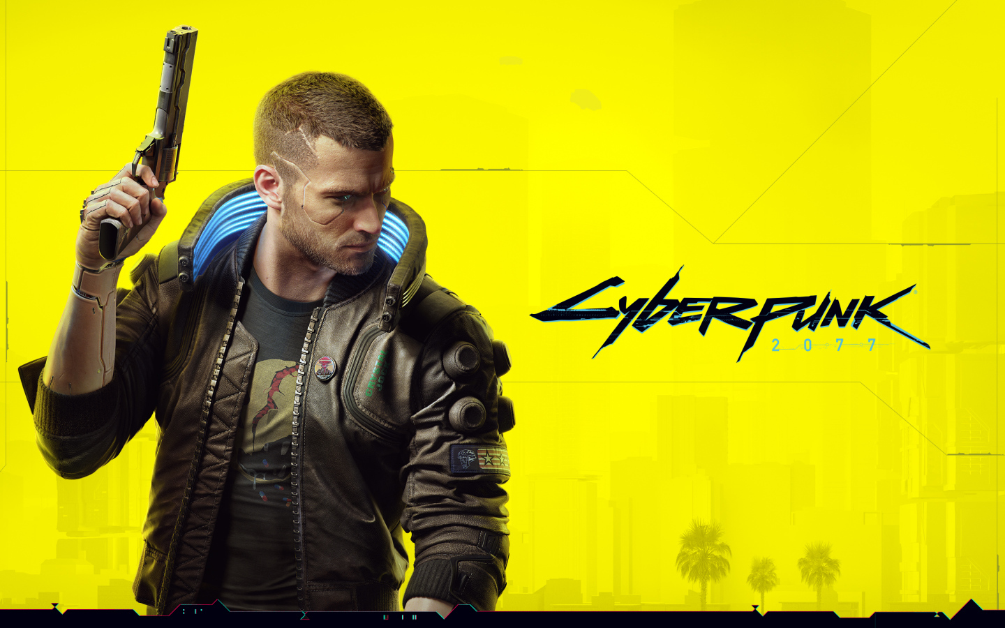 Постер компьютерной игры Cyberpunk 2077