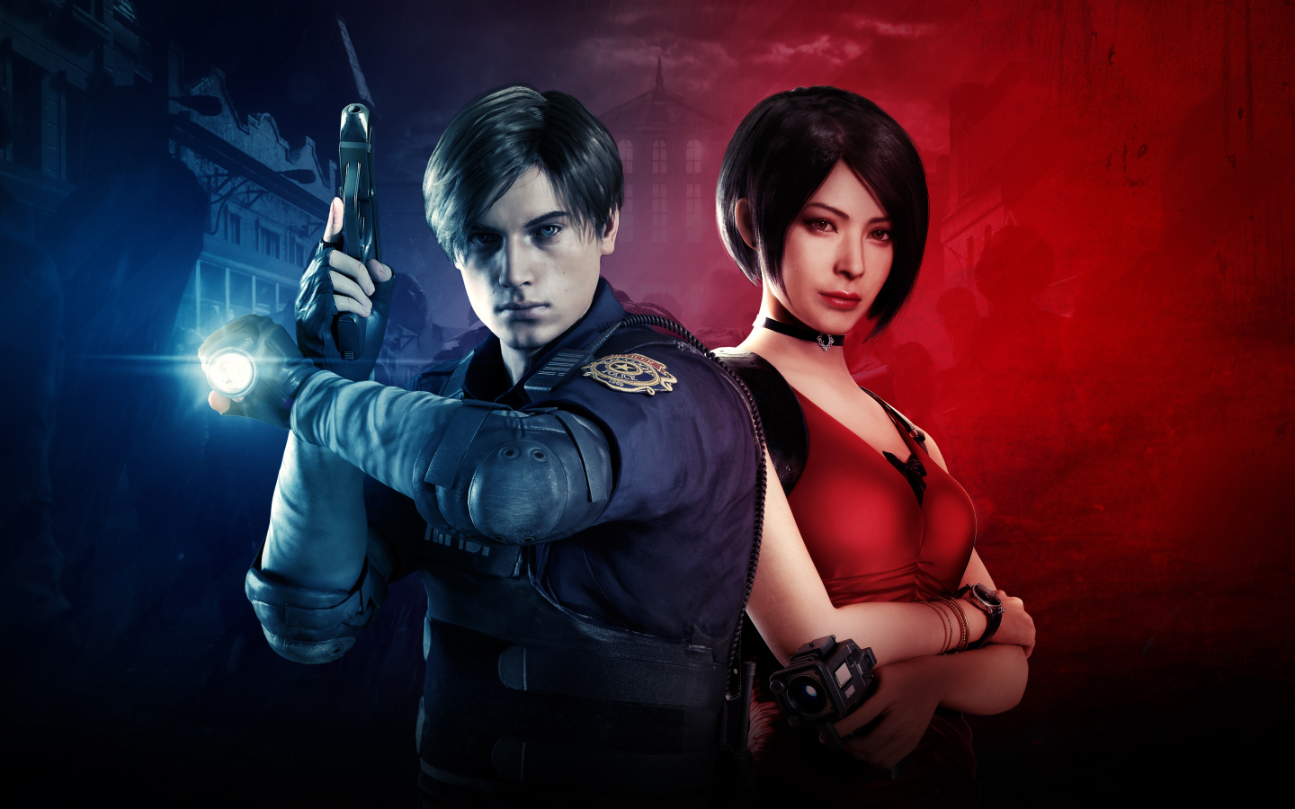 Постер новой компьютерной игры Resident Evil 2, 2019 года