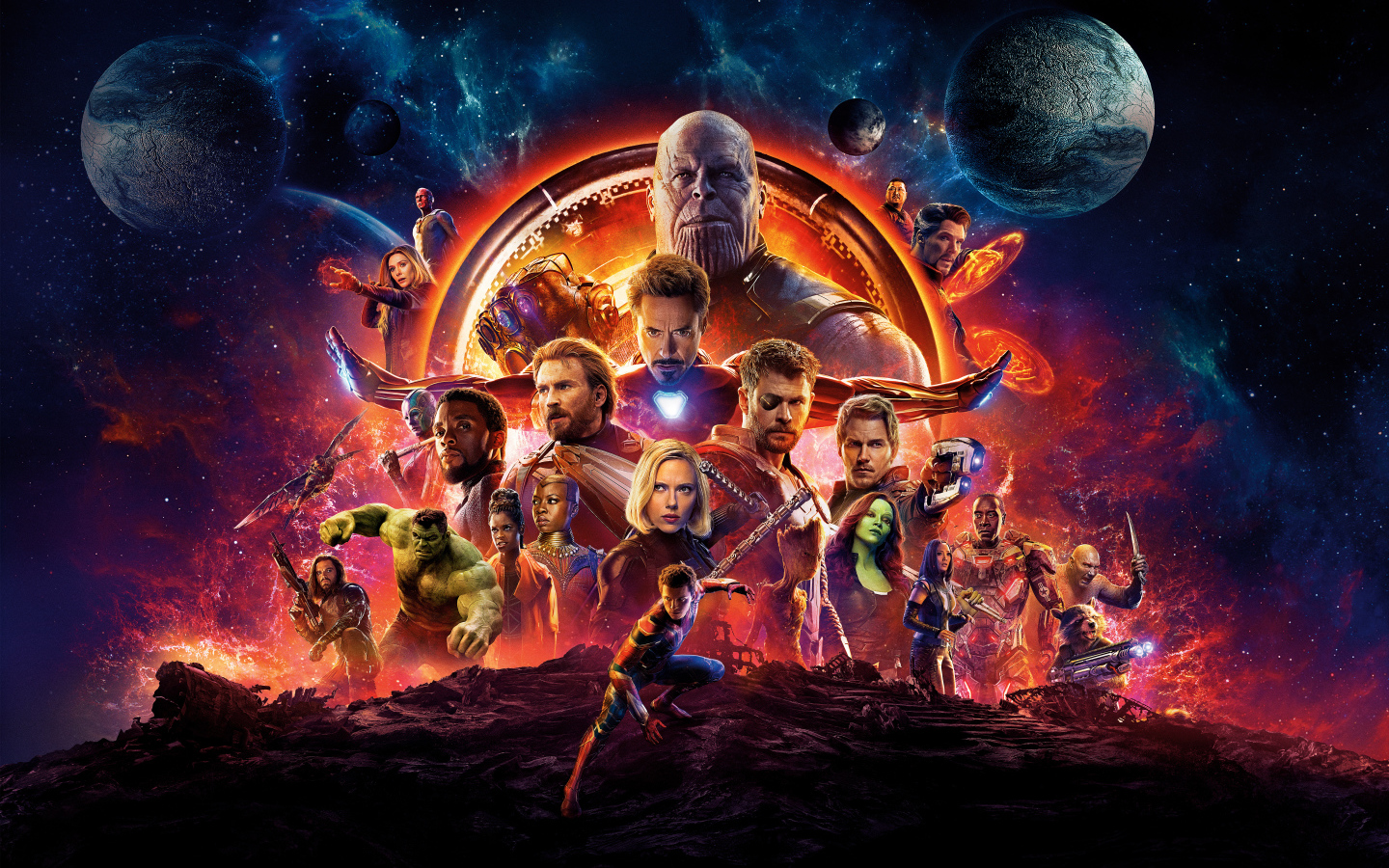 Постер фильма Мстители: Война Бесконечности