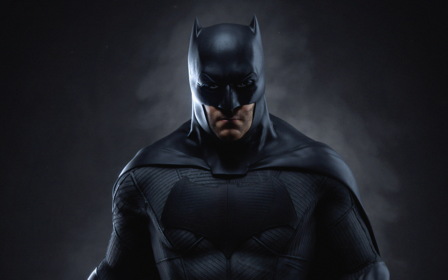 Бэтмен на черном фоне крупным планом