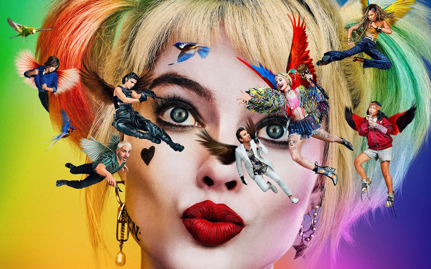 Постер нового фильма Хищные птицы: Потрясающая история Харли Квинн, 2020 