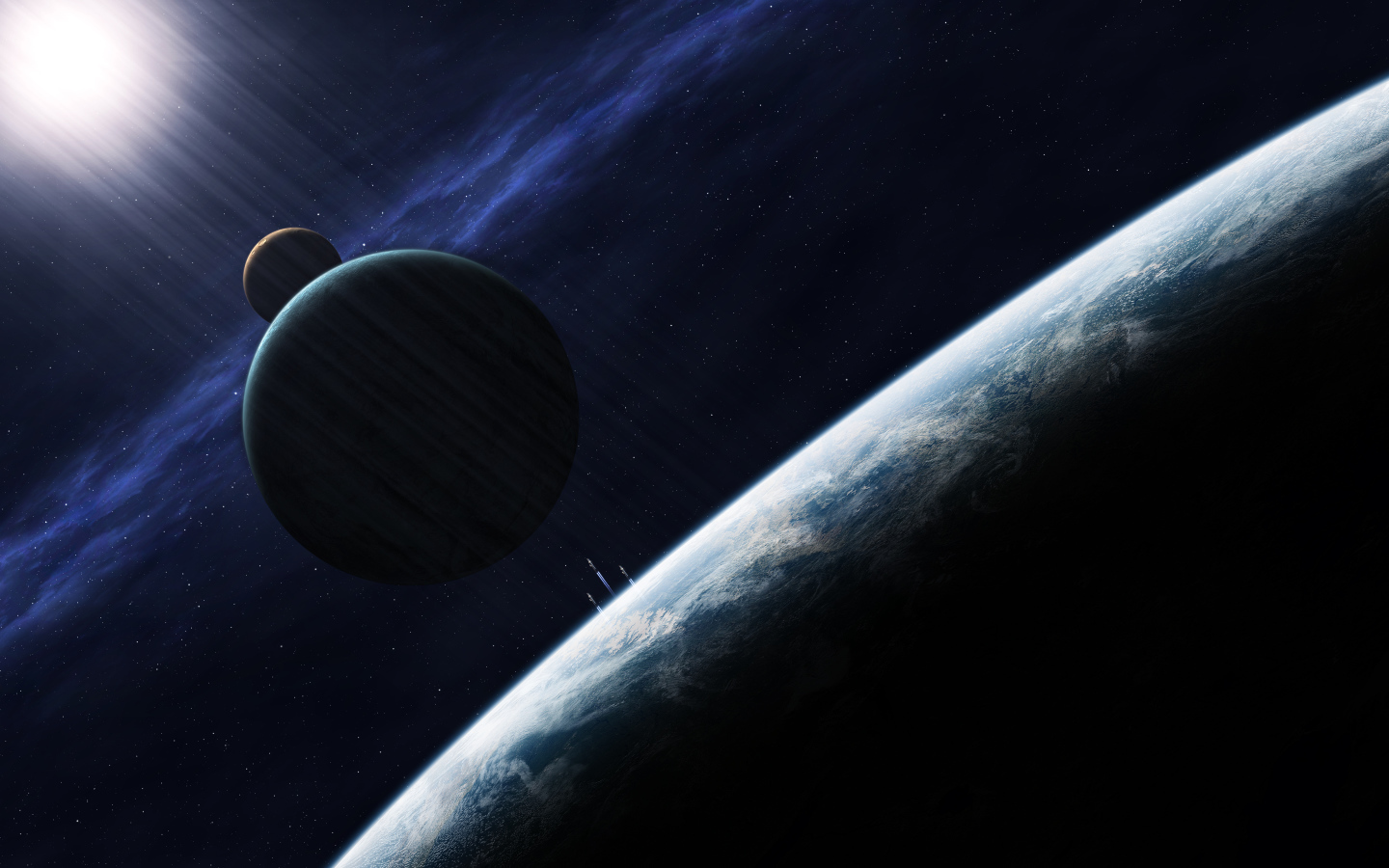 Маленькие планеты вокруг планеты земля